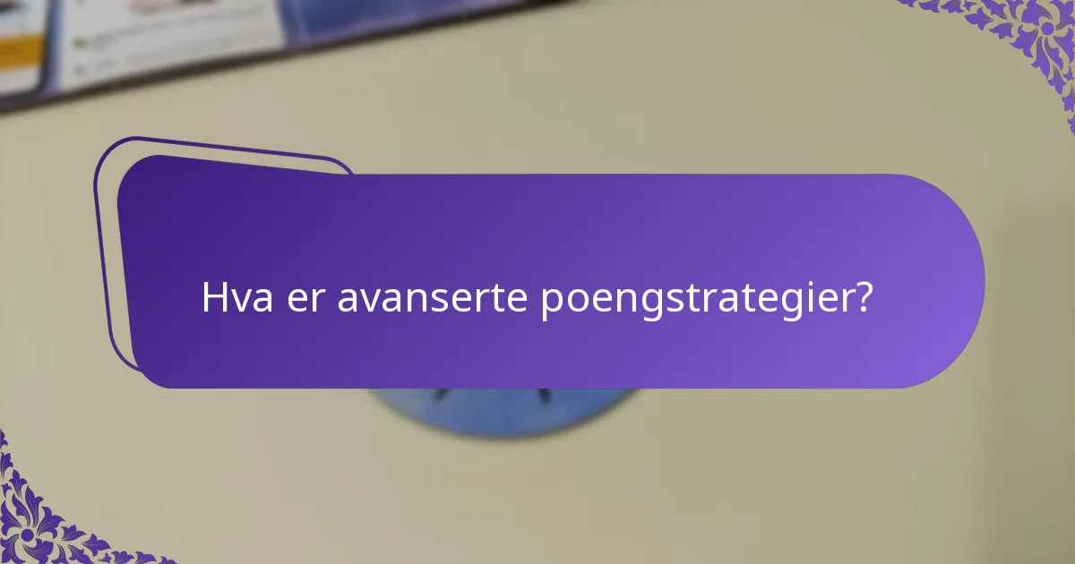 Hvordan kan ressursforvaltning optimalisere poeng?