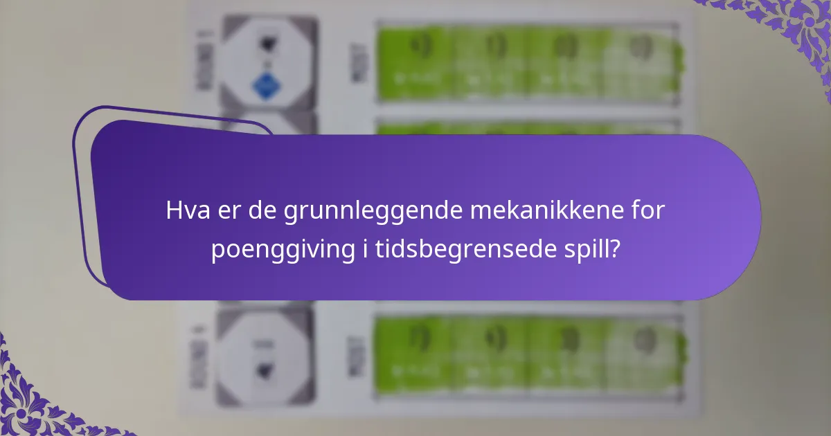 Hvordan kan spillere maksimere poengsummene sine i tidsbegrensede spill?