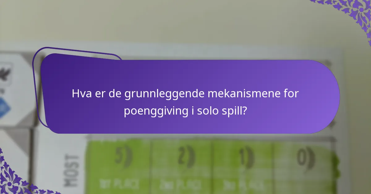 Hvordan kan spillere maksimere poengene sine i solo spill?