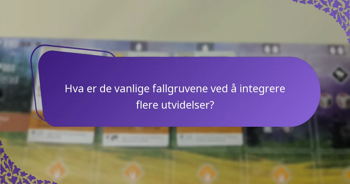 Hvordan påvirker forskjellige utvidelser spillbalansen?