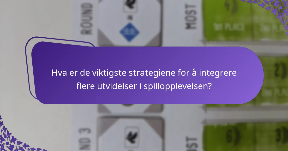 Hvilke utvidelser fungerer best sammen for Wingspan?