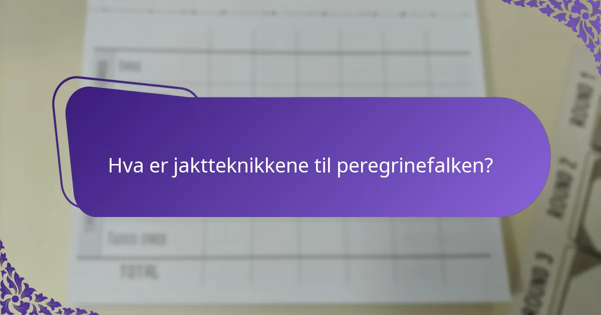 Hvordan hekker peregrinefalker?