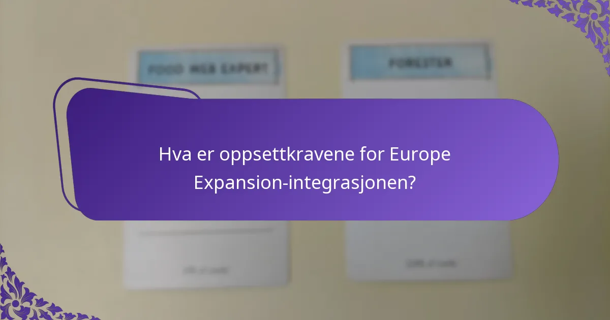 Hvilke unike kort introduseres i Europe Expansion?