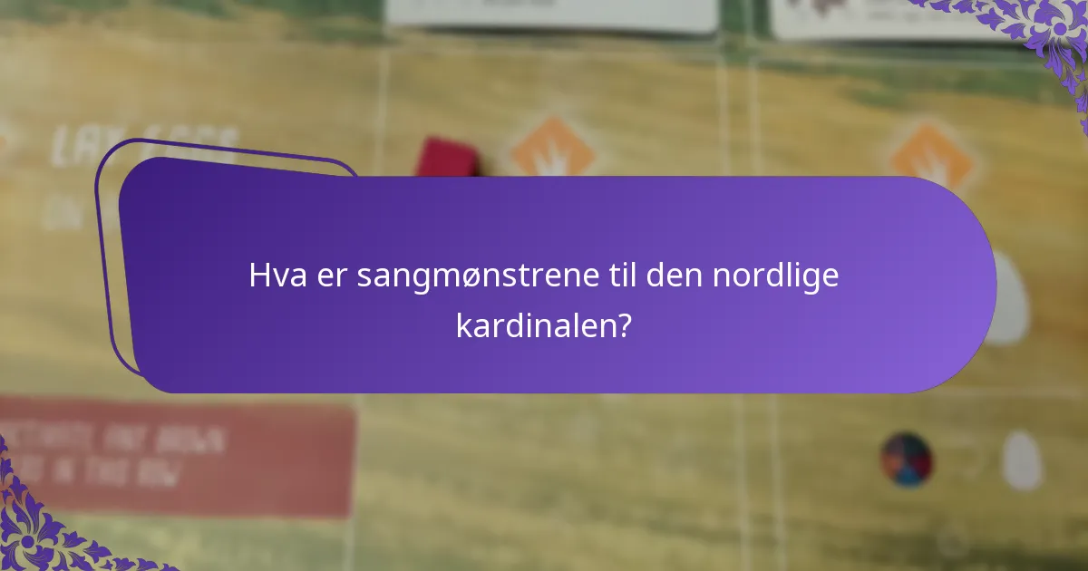 Hvor lever den nordlige kardinalen vanligvis?