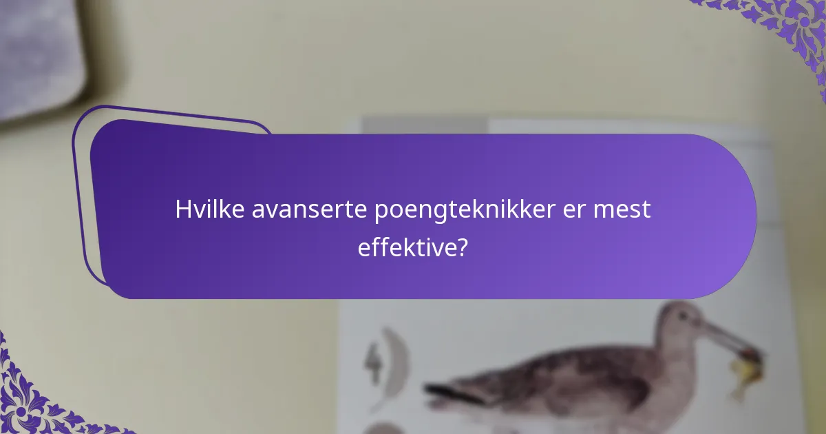 Hva er beste praksis for implementering av poengstrategier?
