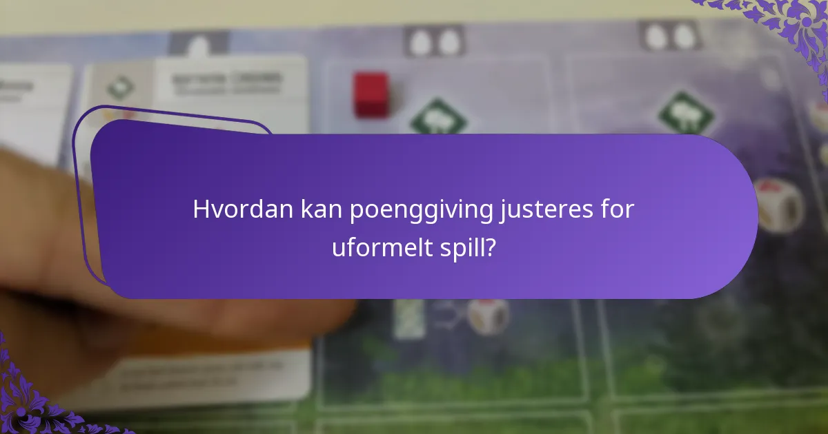 Hva er fordelene og ulempene med forskjellige poengvariasjoner?
